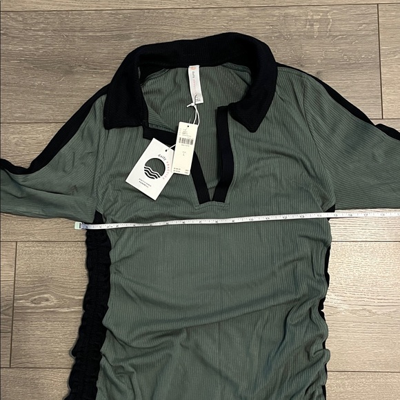 NWT Anthropologie Daily Practice VNeck Ribbed Sweater Dress Size Large - Picture 9 of 10